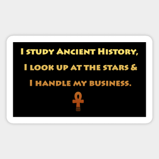 Ancient History Human. Magnet